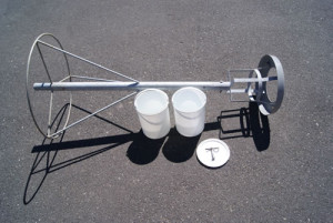Air pollution Two bucket system - Dust monitoring equipment